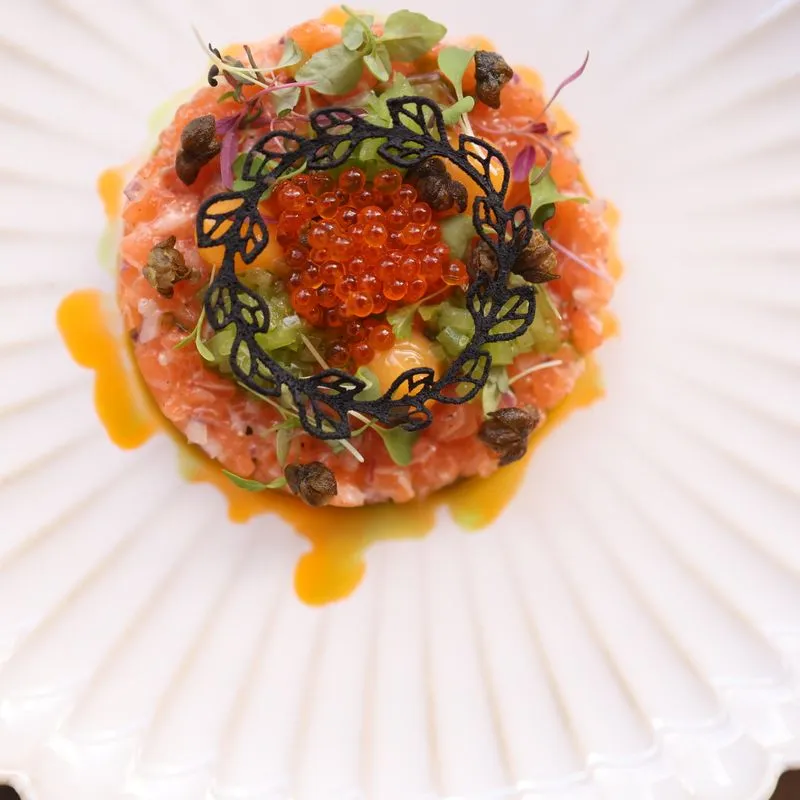 Salmon Crudo