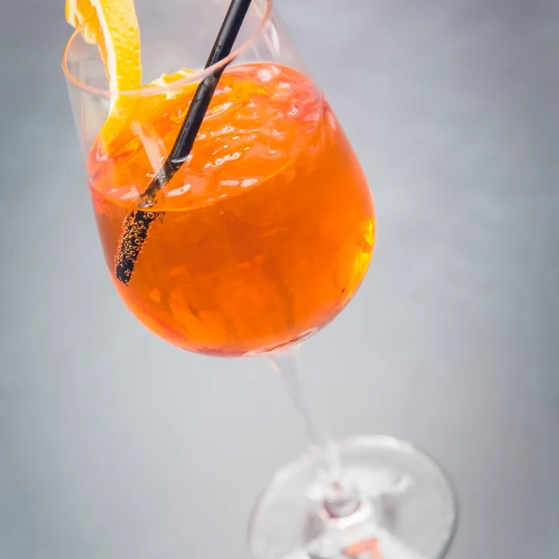 Smoked Fig Mezcal Spritz